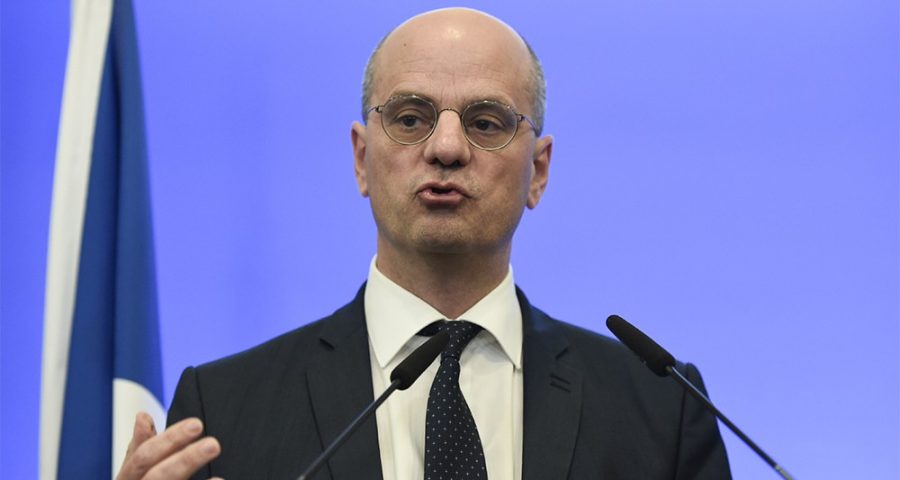 Jean-Michel Blanquer, ministre de l’Éducation Nationale s’est exprimé sur la journée du droit dans les collèges | Crédit photo : AFP